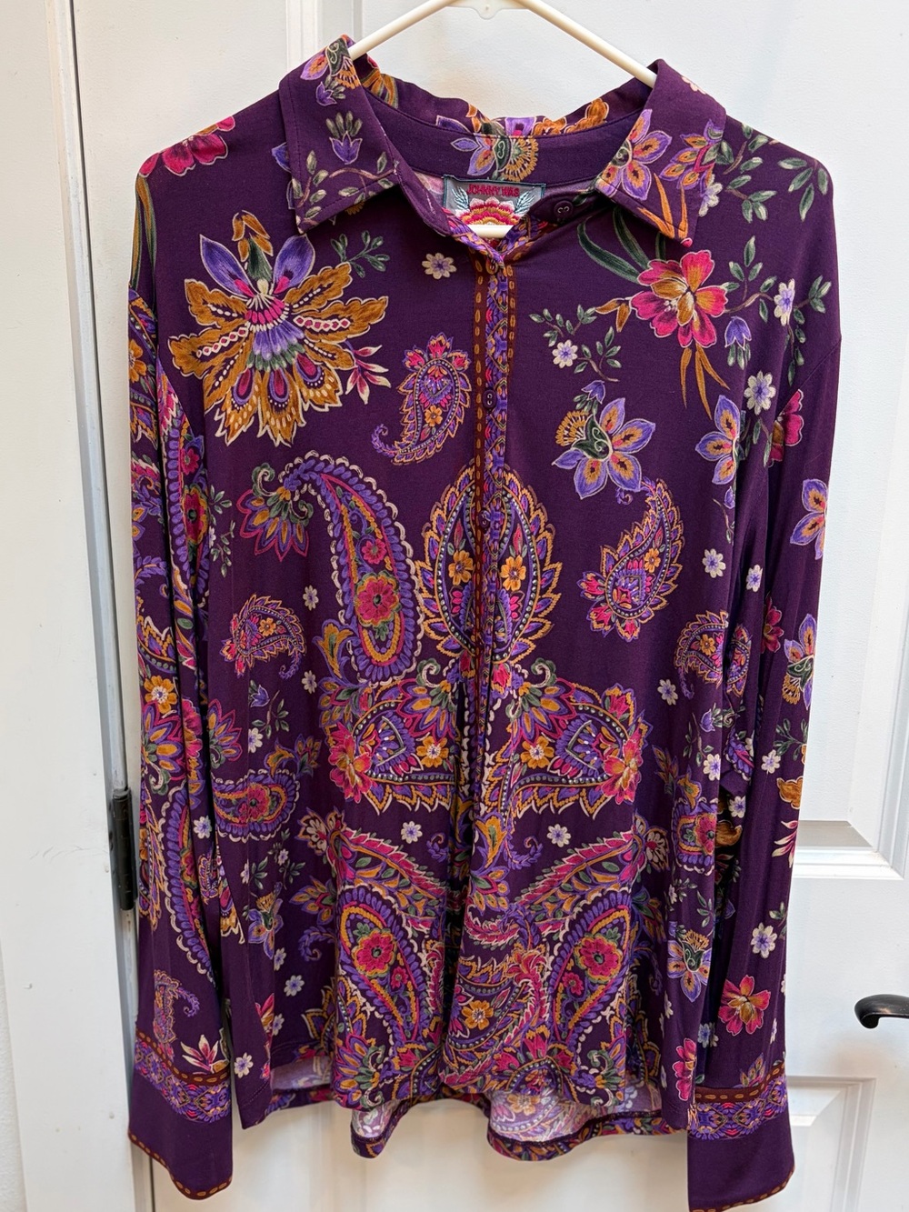 Johnny Was Janie Button Front Shirt NWOT